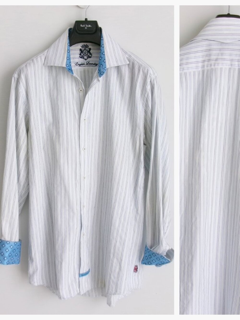 ENGLISH LAUNDRY BY CHRISTOPHER WICKS MEN'S SHIRT Sz-L